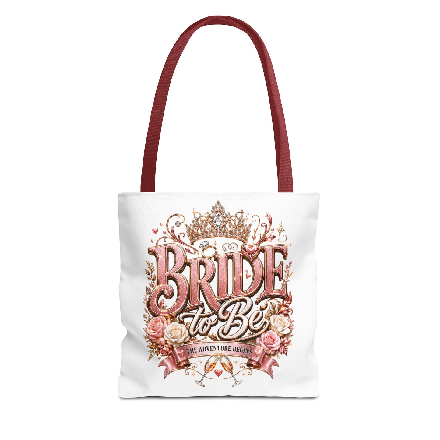 Bride-to-Be Floral Tote Bag - Bachelorette Gift & Bridal Shower Accessory