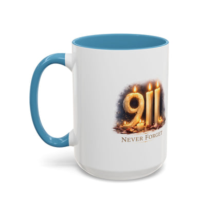 9/11 Never Forget Memorial Coffee Mug