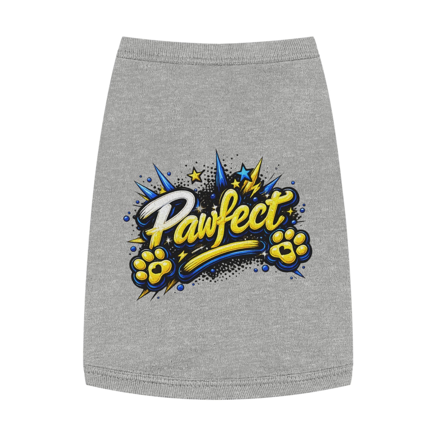 Pawfect Pet Tank Top — Cute Paw Print Dog & Cat Shirt