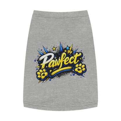 Pawfect Pet Tank Top — Cute Paw Print Dog & Cat Shirt