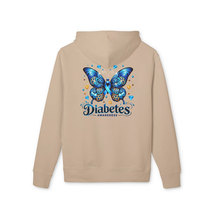 Diabetes Awareness Butterfly Hoodie
