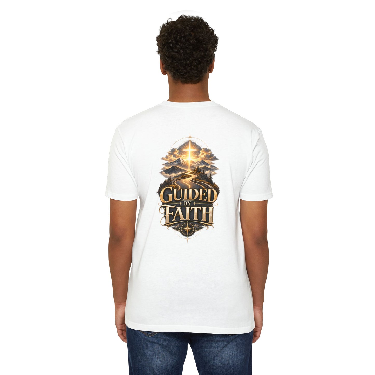 Guided by Faith T-Shirt — Christian Inspirational Tee