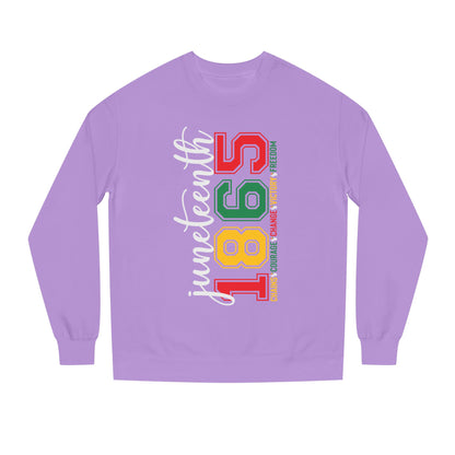 Juneteenth 1865 Crewneck Sweatshirt – Black Liberation Pride Graphic