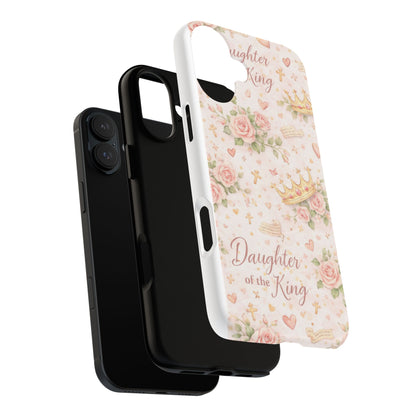 Daughter of the King Floral Phone Case — Tough Magnetic Protective Cover