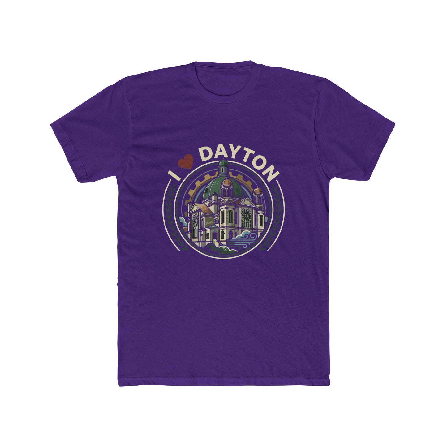Dayton Vintage Landmark T‑Shirt — I  Dayton Cityscape Tee