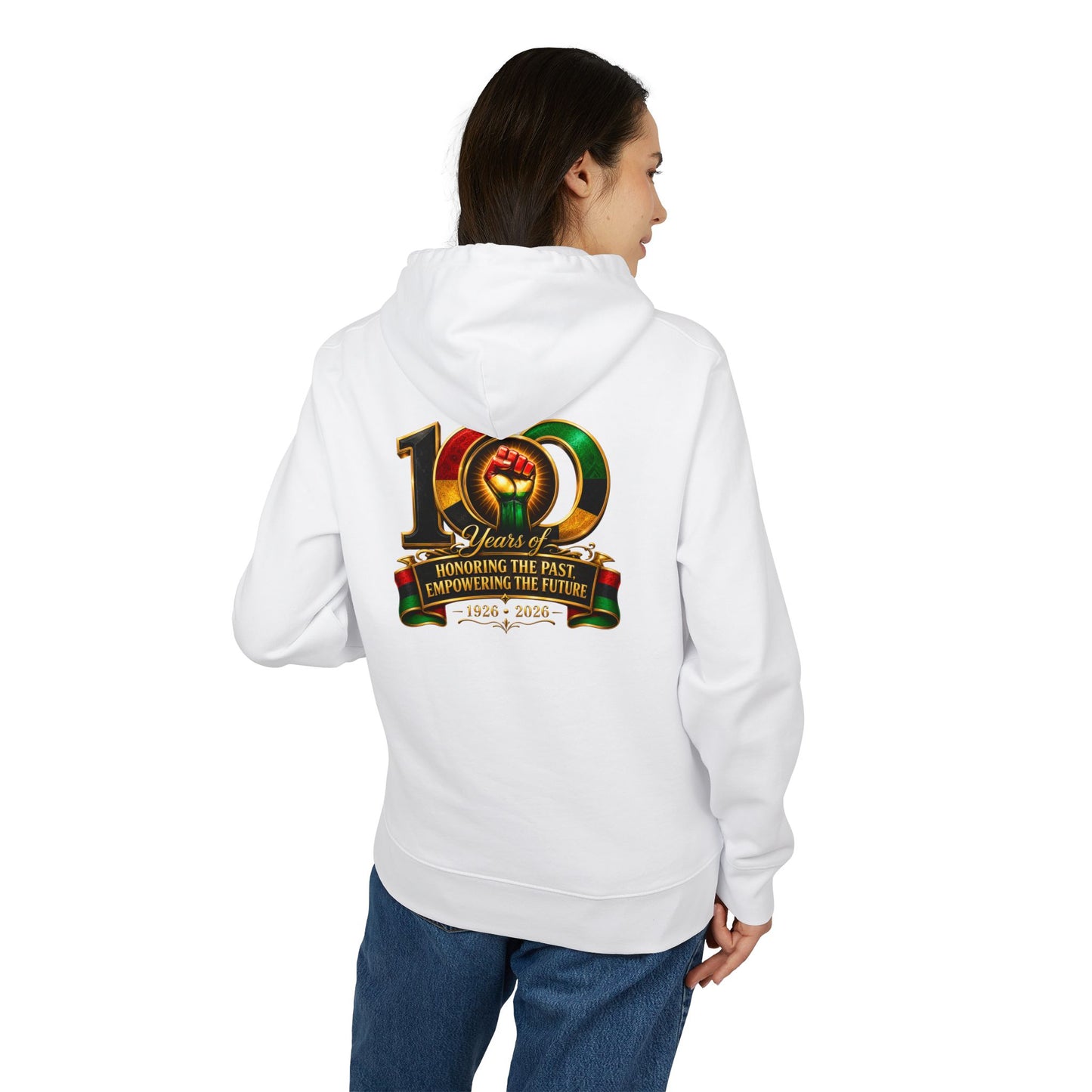 100 Years Commemorative Hoodie - "Honoring the Past, Empowering the Future" Anniversary Sweatshirt