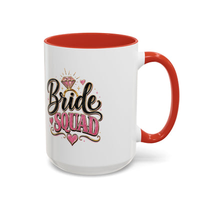 Bride Squad Coffee Mug — Bachelorette Party Gift, Bridal Shower Accent Mug
