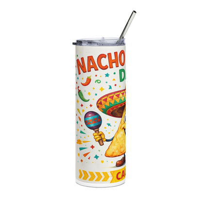 20oz Tumbler — "Nacho Average Dad" Fiesta Stainless Steel Travel Cup