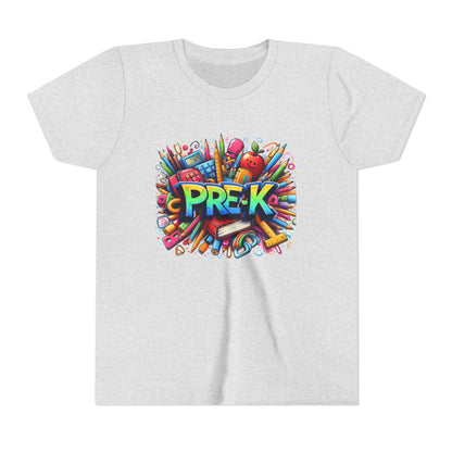 PRE-K Kids Tee — Colorful Back-to-School Pre-K Shirt for Preschoolers