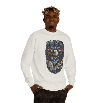 American Airmen Eagle Sweatshirt — Patriotic Air Force Crewneck