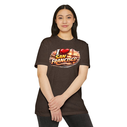 I  San Francisco T-Shirt — Golden Gate Sunset City Souvenir Tee