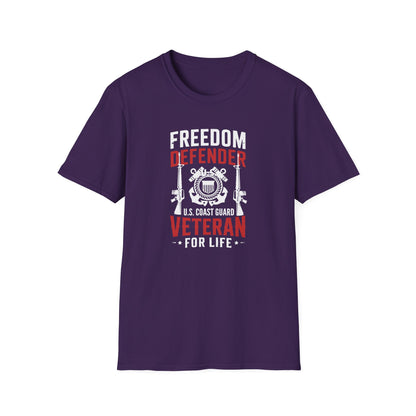 Freedom Defender U.S. Coast Guard Veteran T-Shirt