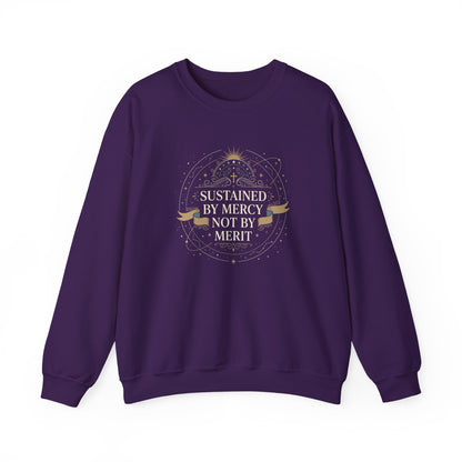 Sustained by Mercy Not by Merit Sweatshirt