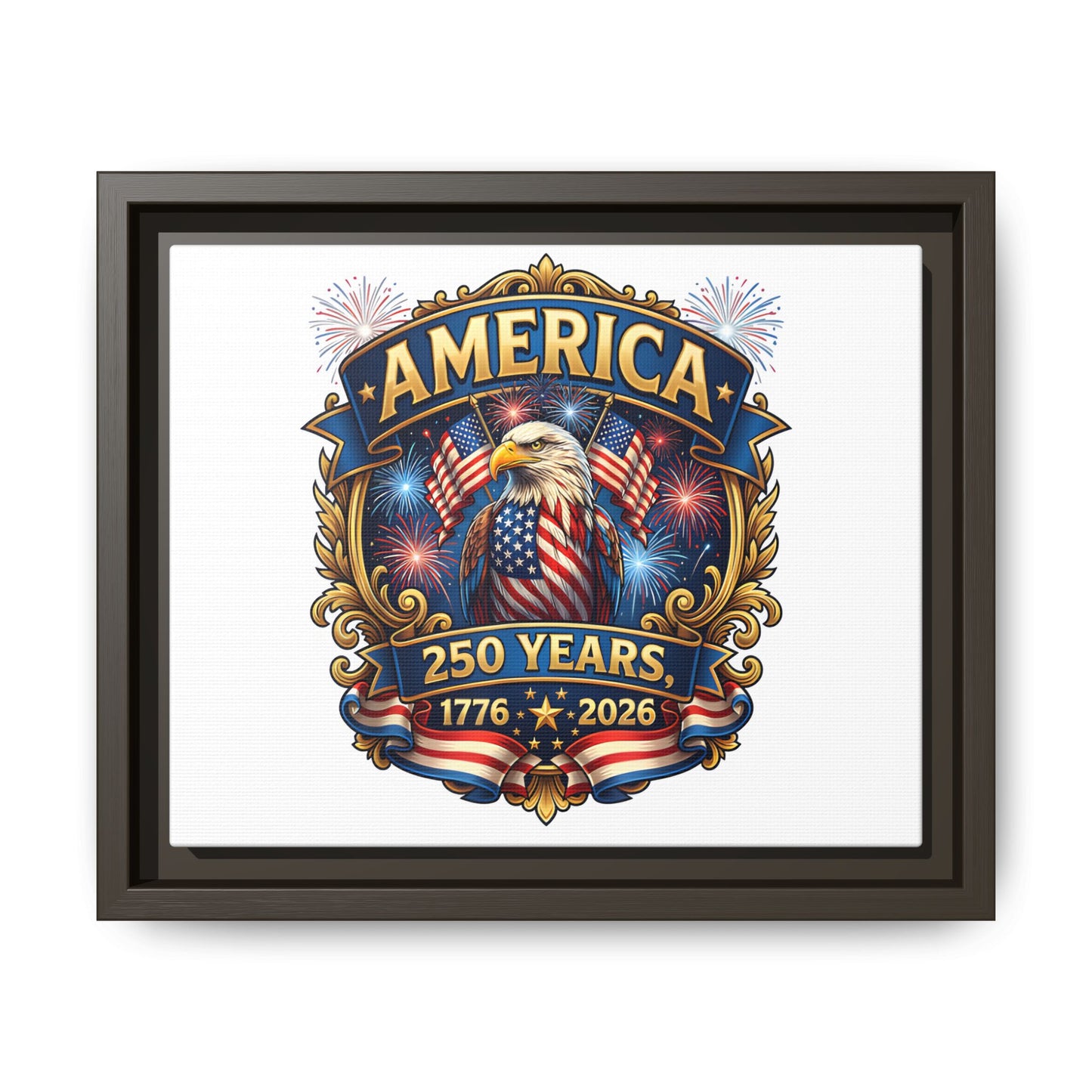 Matte Canvas, Framed (Multi-color)