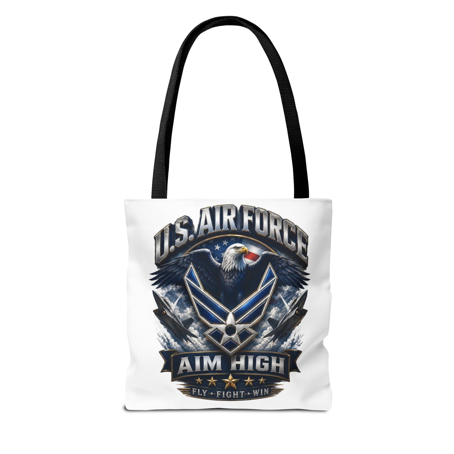 U.S. Air Force Aim High Tote Bag — Patriotic Eagle Military Tote