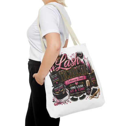 Lash Technician Tote Bag – 'One Lash at a Time' Beauty Cosmetics Canvas Tote