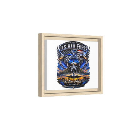 U.S. Air Force 'Aim High' Framed Canvas Print