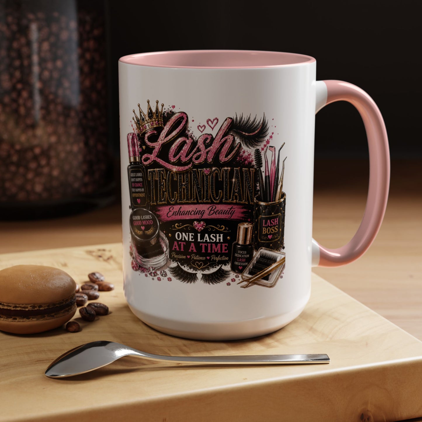 Lash Technician Coffee Mug — "Lash Technician: One Lash at a Time" Accent Mug