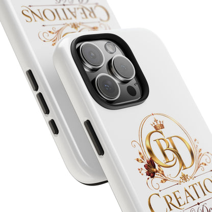 BD Creations By Donece Elegant Logo Tough Phone Case — Protective iPhone Cover