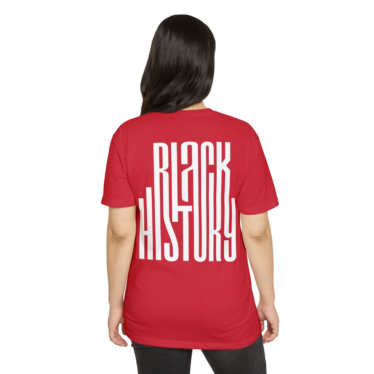 Black History T-Shirt — Bold Vertical Typography