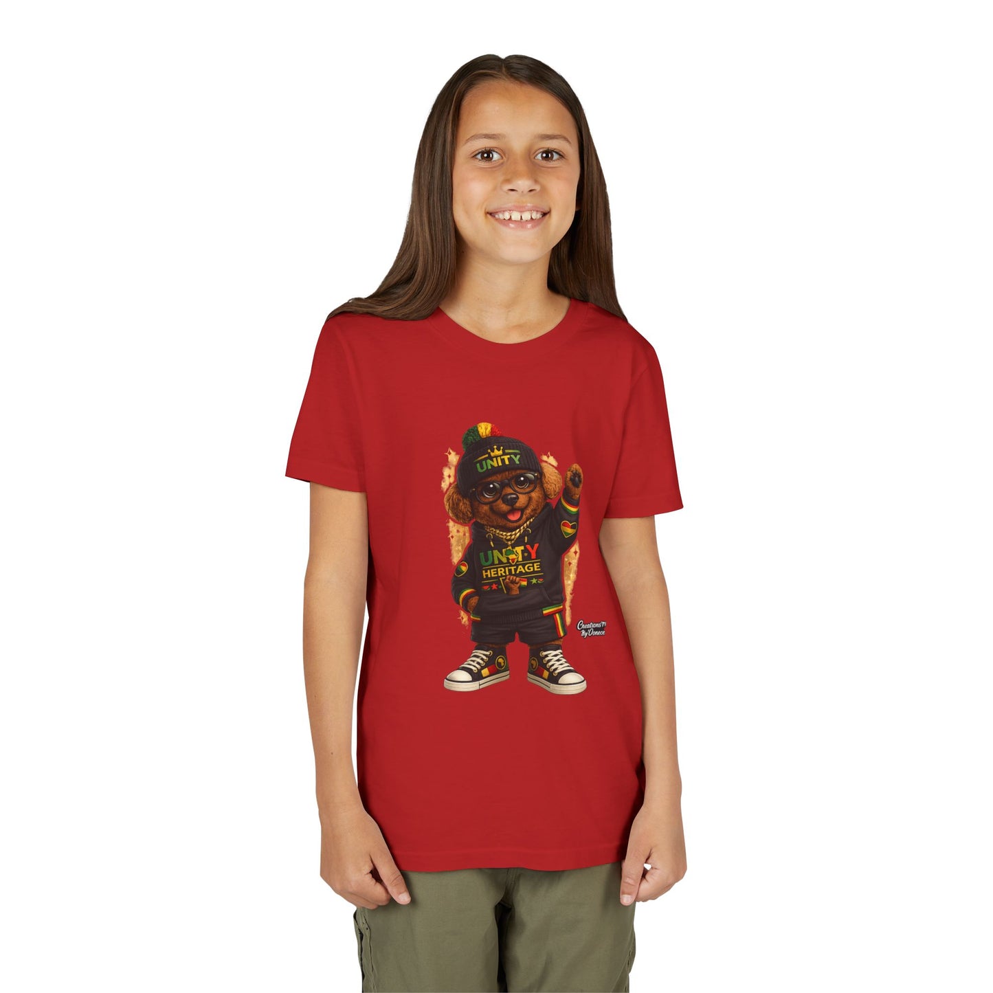 Kids Unity Heritage Tee — Youth Short Sleeve Shirt with 'Unity' Design