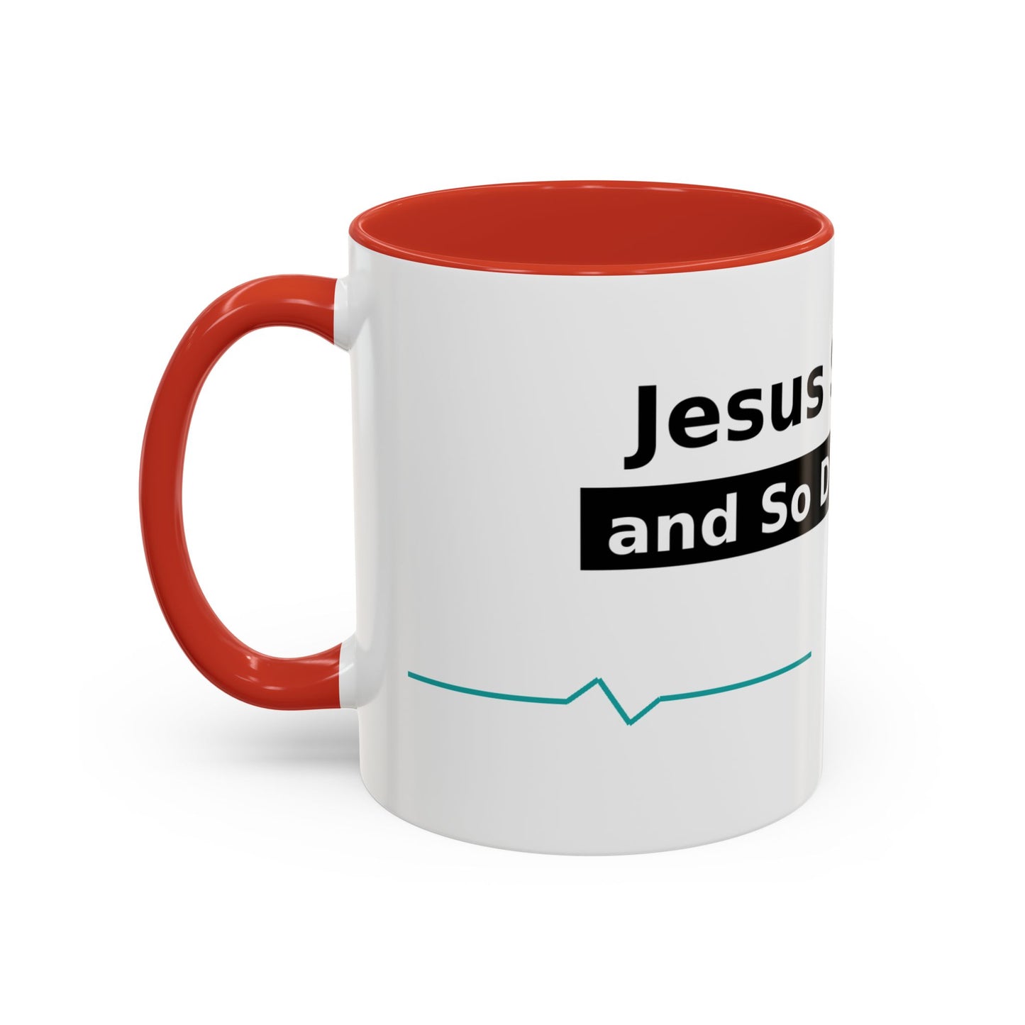 Jesus Saves… and So Does Insulin - Faith & Diabetes Accent Coffee Mug (11/15 oz)