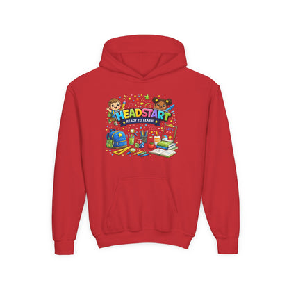 Head Start Kids Hoodie – 'Ready to Learn' Back-to-School Youth Sweatshirt