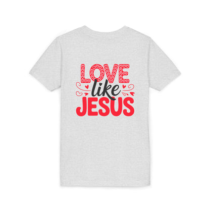Youth Tee - "Love Like Jesus" Christian Kids Shirt