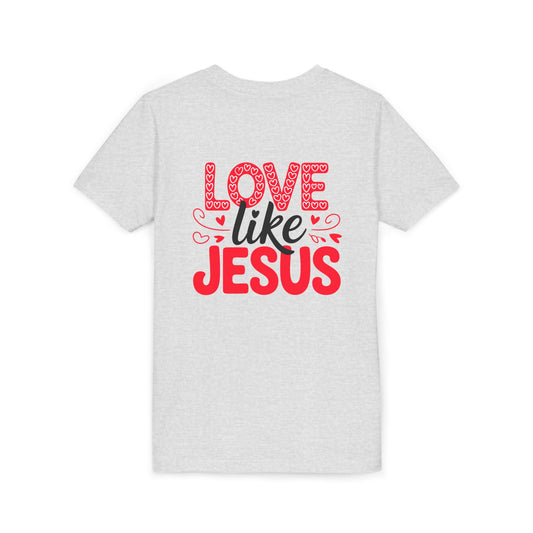 Youth Tee - "Love Like Jesus" Christian Kids Shirt