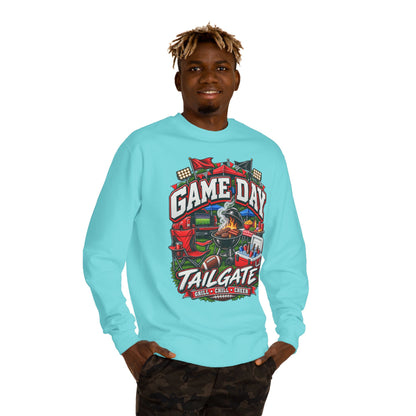 Game Day Tailgate Sweatshirt – Grill, Chill & Cheer Crewneck