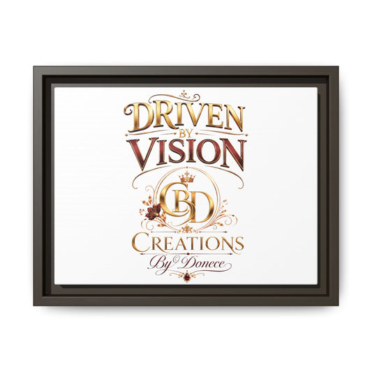 Driven by Vision Framed Canvas Wall Art