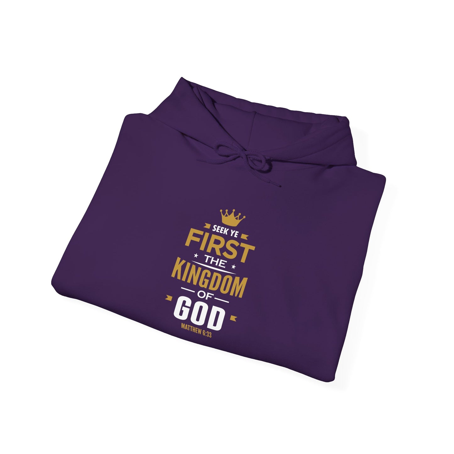 Seek Yek First The Kingdom Of God Matthew 6 : 33 Hoodie