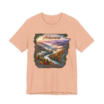 Arkansas Scenic River Tee — The Natural State Retro Landscape T-Shirt