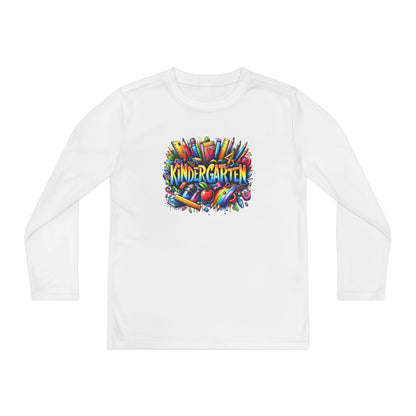 Kindergarten Crayons Youth Long Sleeve Tee