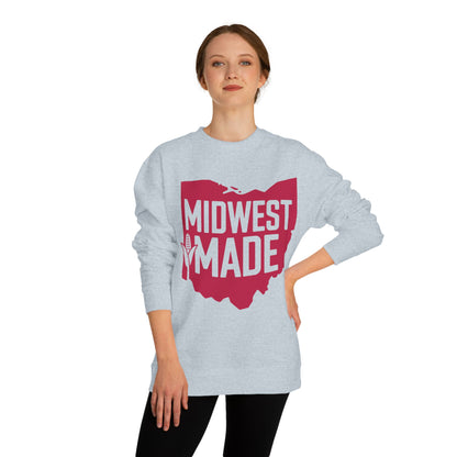 Midwest Made Sweatshirt — Ohio State Outline Corn Graphic Crewneck
