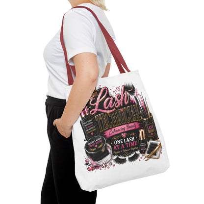 Lash Technician Tote Bag – 'One Lash at a Time' Beauty Cosmetics Canvas Tote