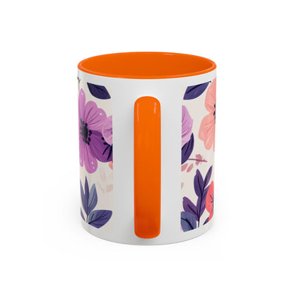 Mother Peace Floral Coffee Mug — "A quiet light, a guiding hand..." Memorial Tribute Mug
