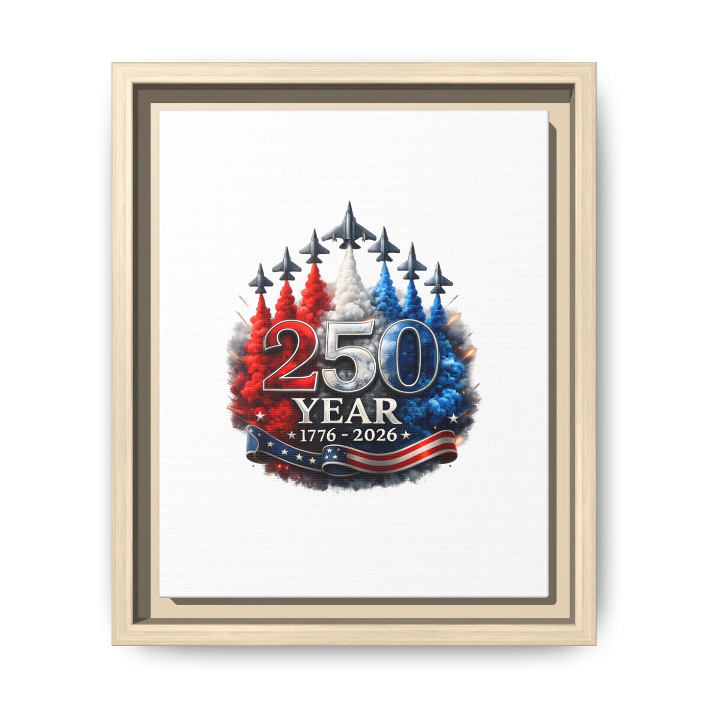 Matte Canvas, Framed (Multi-color)