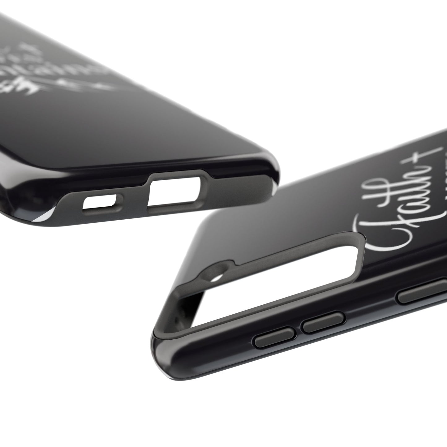 Faith Moves Mountains Tough Phone Case — Christian Inspirational Mountain Design