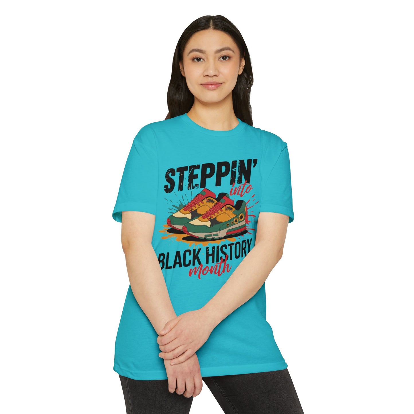 Steppin' Into Black History Month T-Shirt