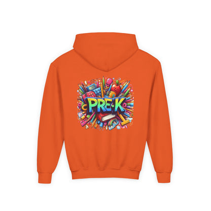 Pre-K Kids Hoodie — Colorful Back-to-School Preschool Sweatshirt