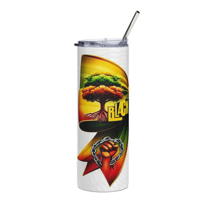 Black History Celebration Stainless Steel Tumbler — 20oz