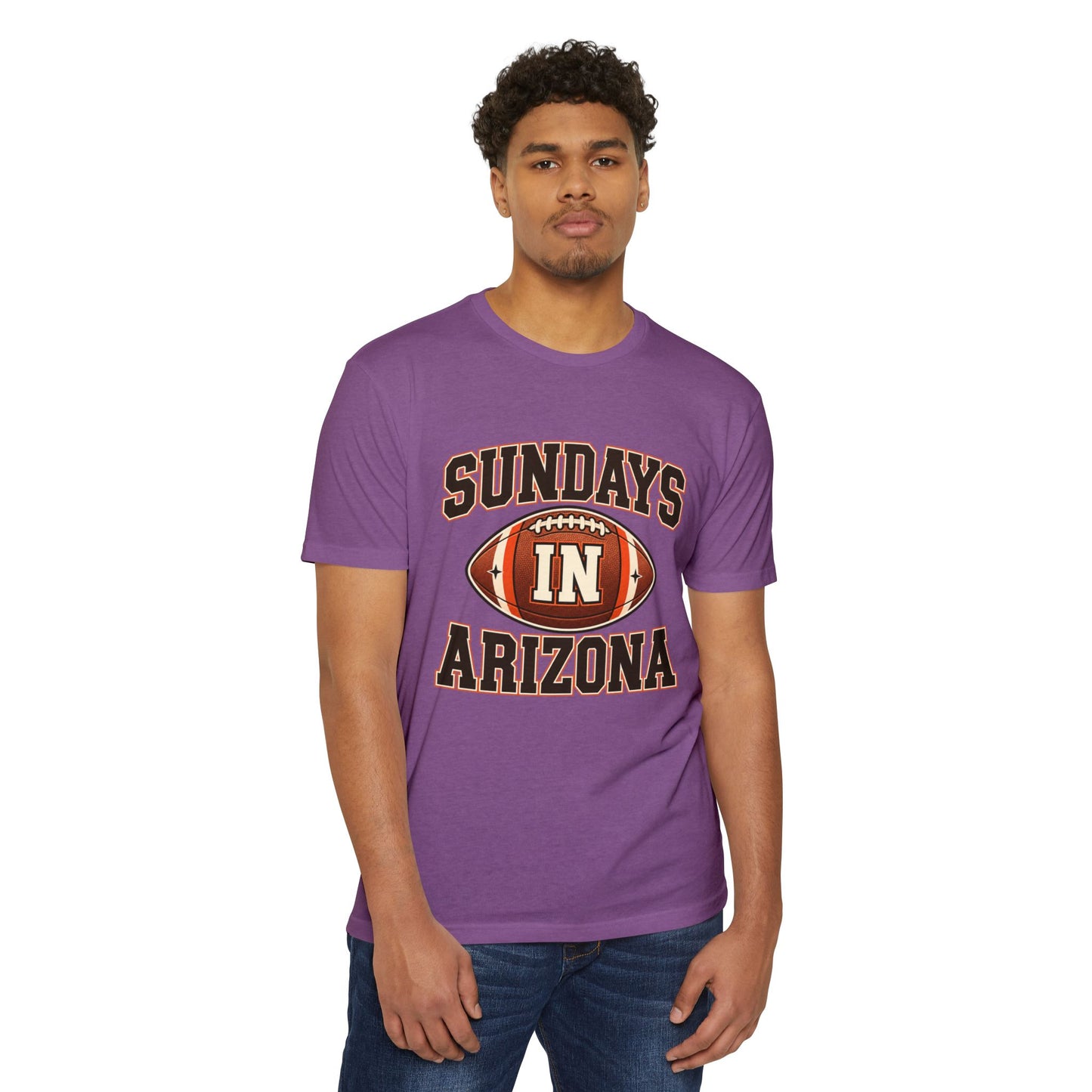 Sundays in Arizona Football T‑Shirt — Vintage Game Day Tee