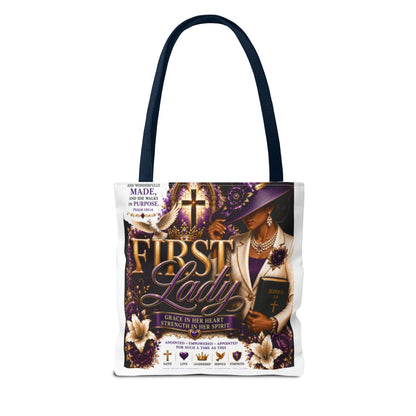 First Lady Christian Tote Bag – Faithful Grace Inspirational Church Purse