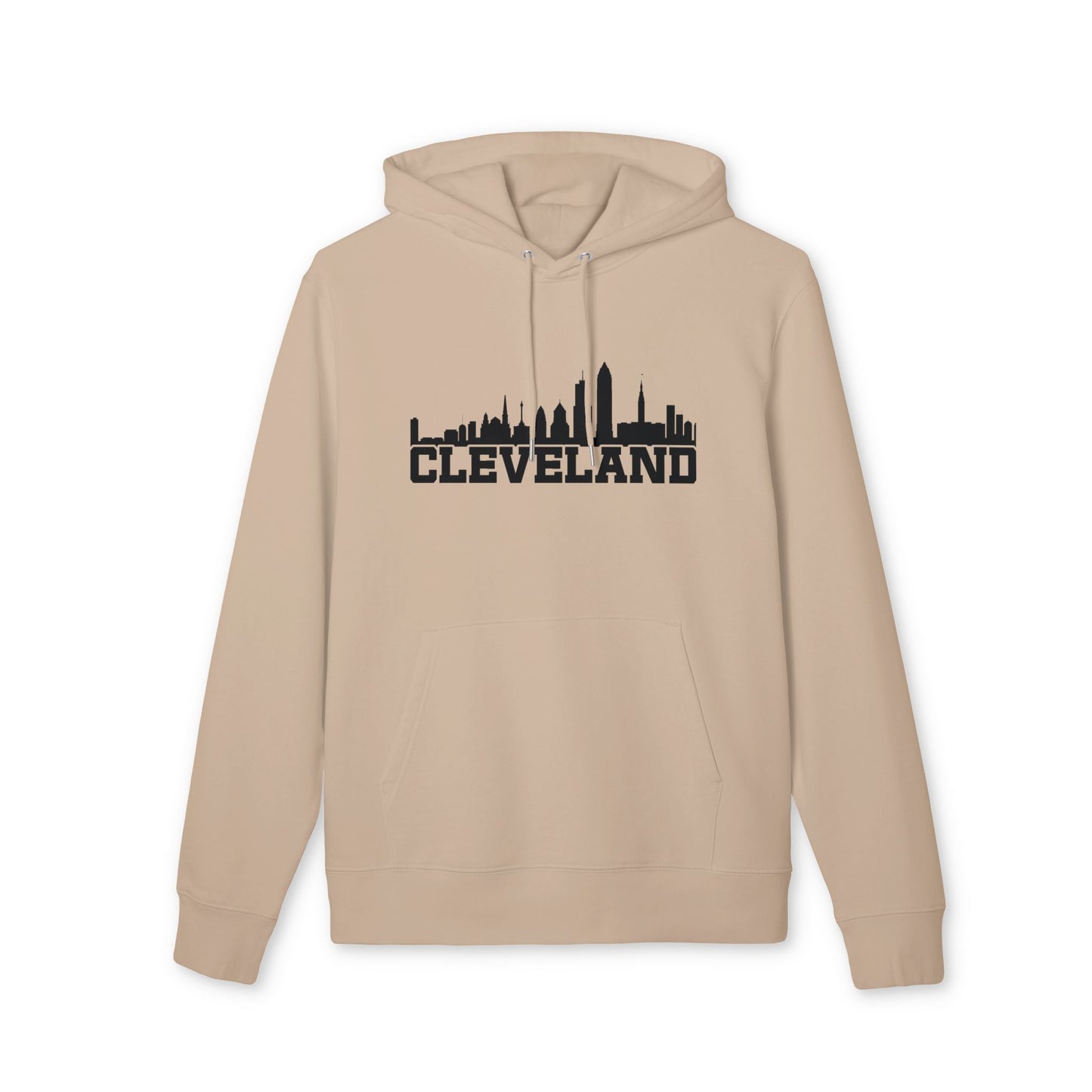 Cleveland Skyline Hoodie — City Skyline Sweatshirt with 'CLEVELAND' Text