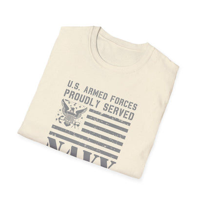 U.S. Armed Forces Proudly Served Navy T-Shirt