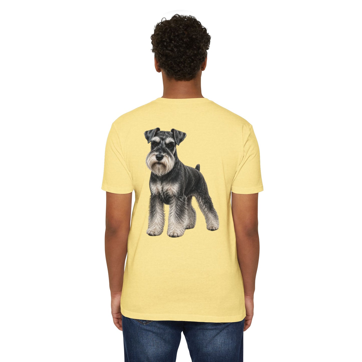 Schnauzer Dog T-Shirt — Realistic Miniature Schnauzer Graphic Tee