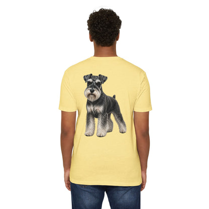 Schnauzer Dog T-Shirt — Realistic Miniature Schnauzer Graphic Tee