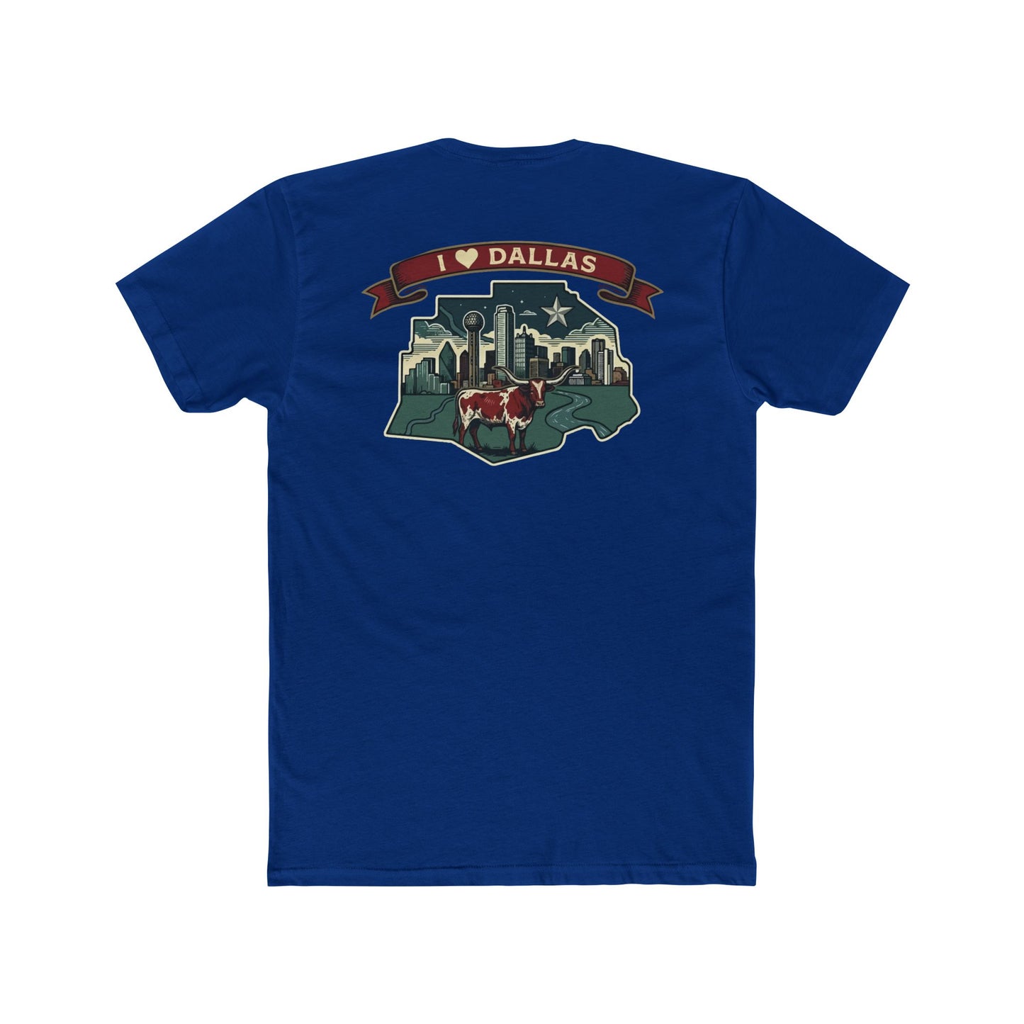 I Heart Dallas Tee — Vintage Dallas Skyline T-Shirt