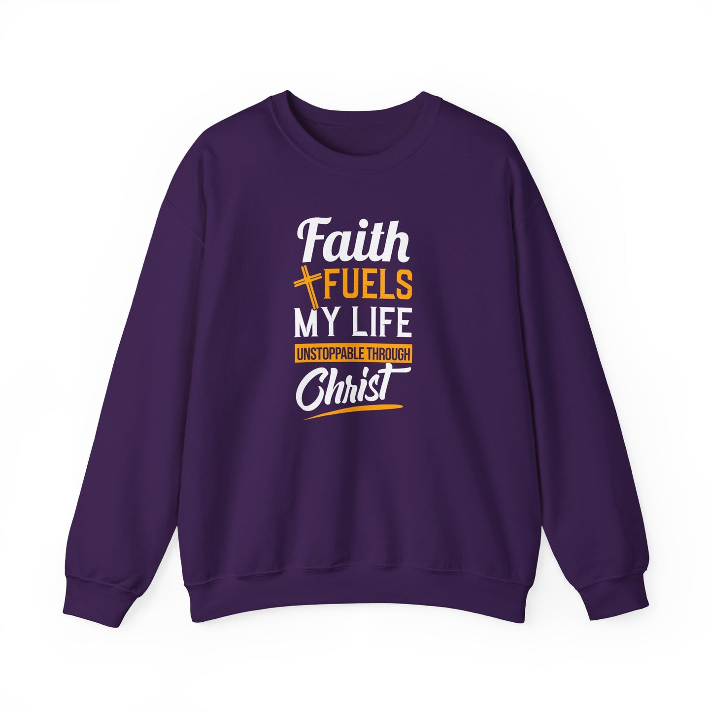Faith Fuels My Life Christ Sweatshirt